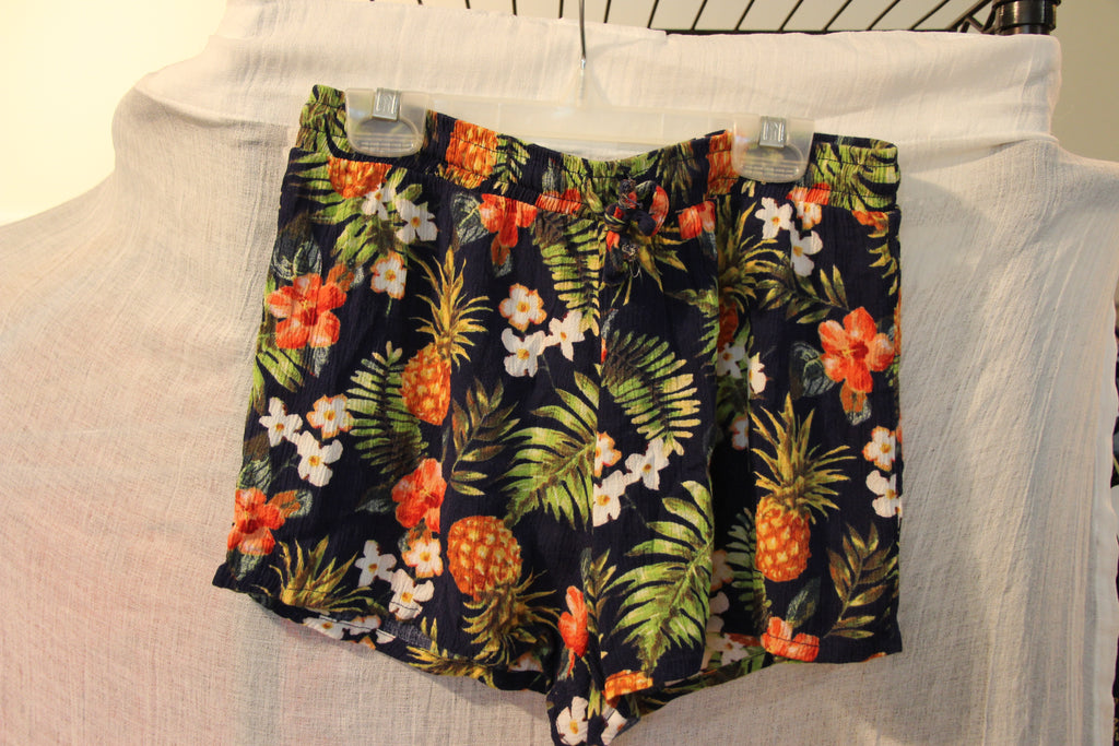 Size S George Tropical Print Beach Shorts