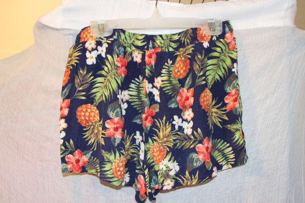 Size S George Tropical Print Beach Shorts