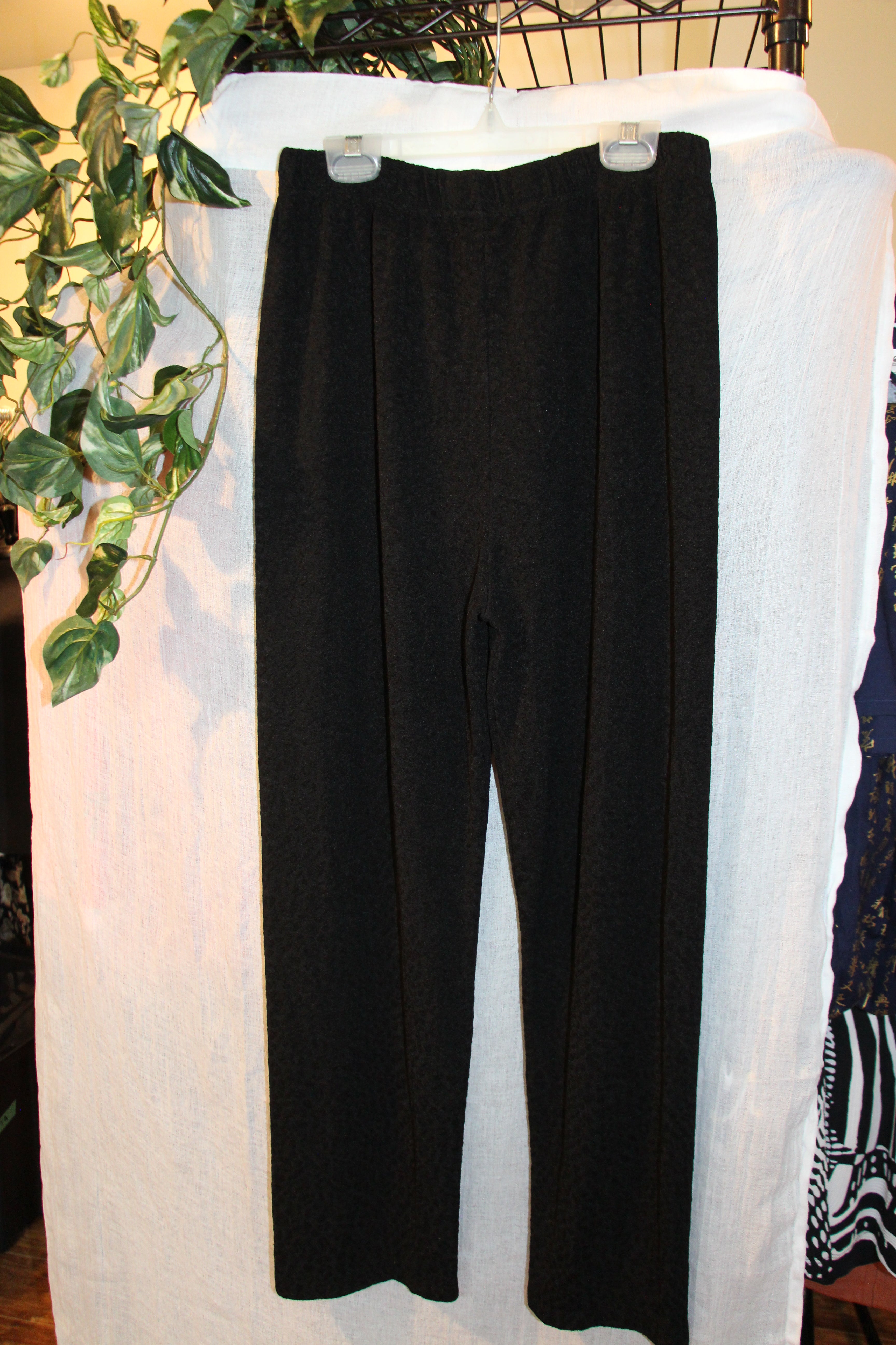 Size S Kyodan Black Thick Elastic Waist Pants