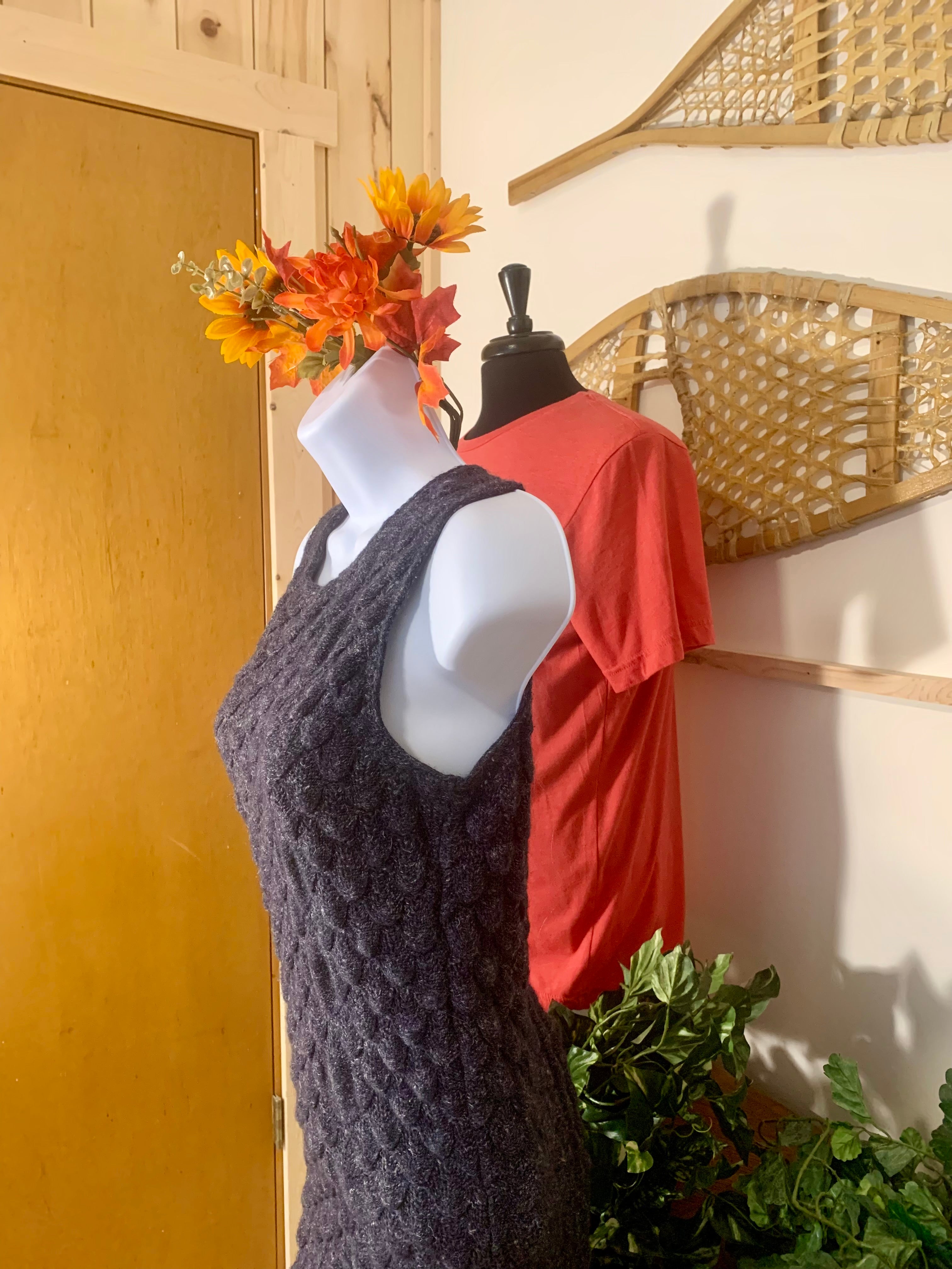 MM6 MAISON MARTIN MARGIELA Knit Dragon Scales Sweater Dress - Consigned with VARDO Vintage & Valuables vvvardo.ca