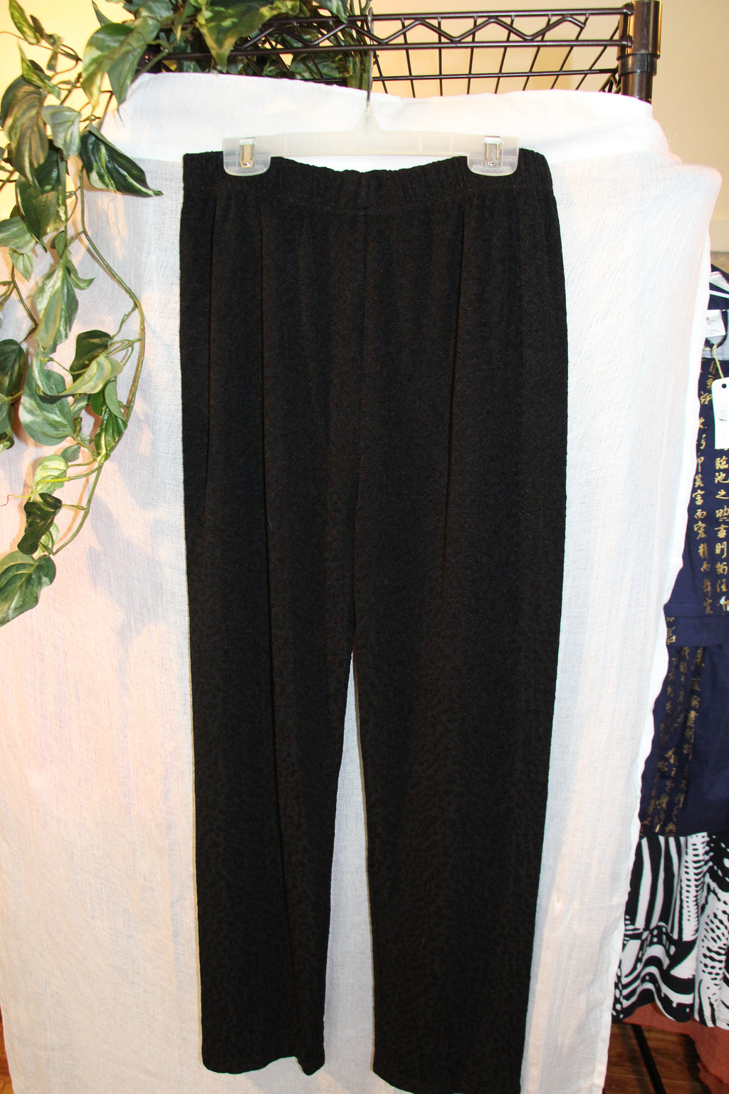 Size S Kyodan Black Thick Elastic Waist Pants