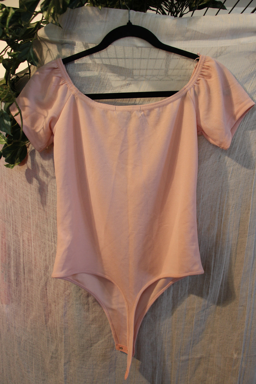 Size L Streetwear Snap Crotch Pink One Piece
