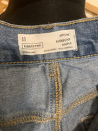 ARDENE SLOUCHY EIGHTYTWO DISTRESSED JEANS - Consigned with VARDO Vintage & Valuables vvvardo.ca