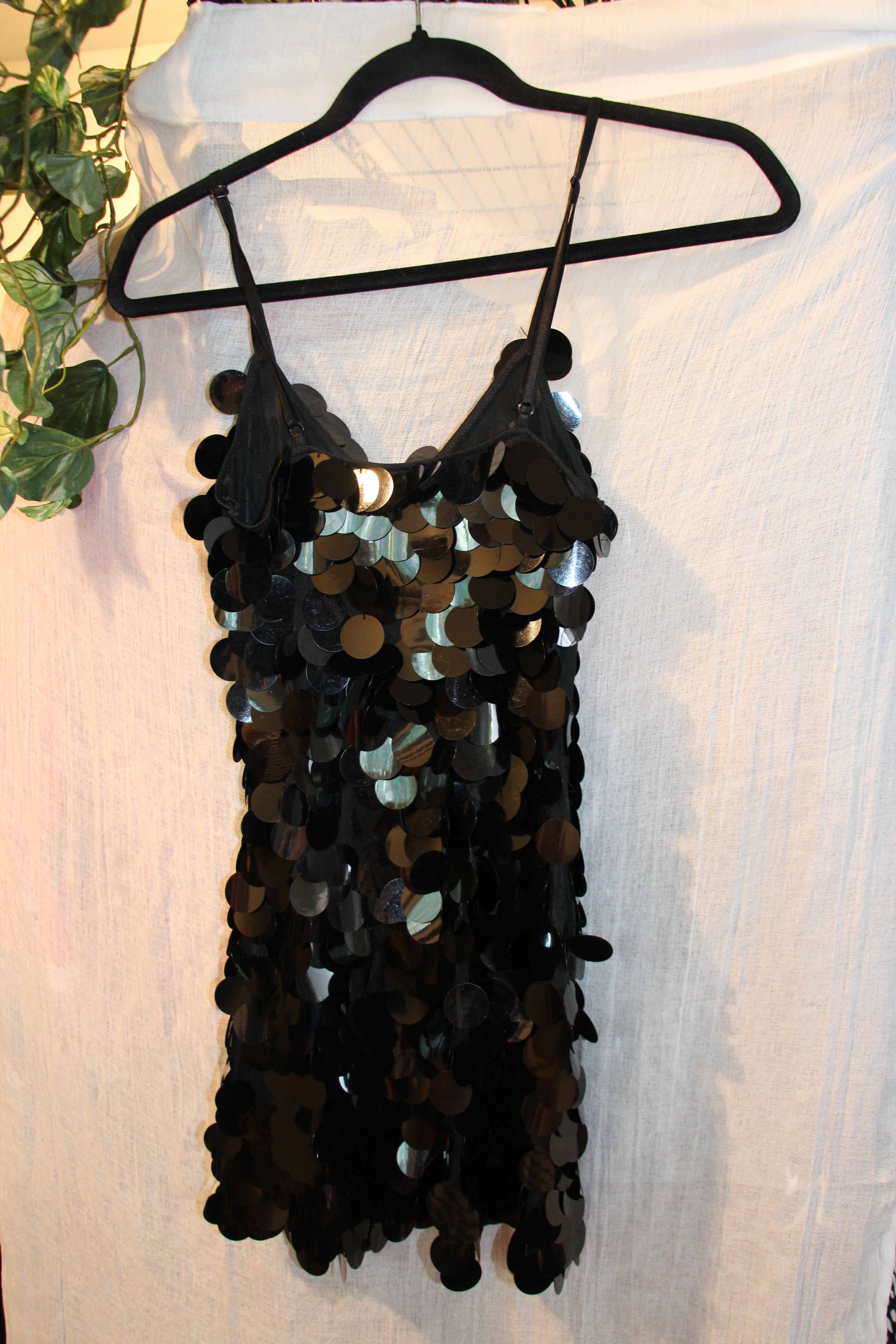 Size XS Love La Senza XL Sequins Adjustable Spaghetti Strap Tank Top