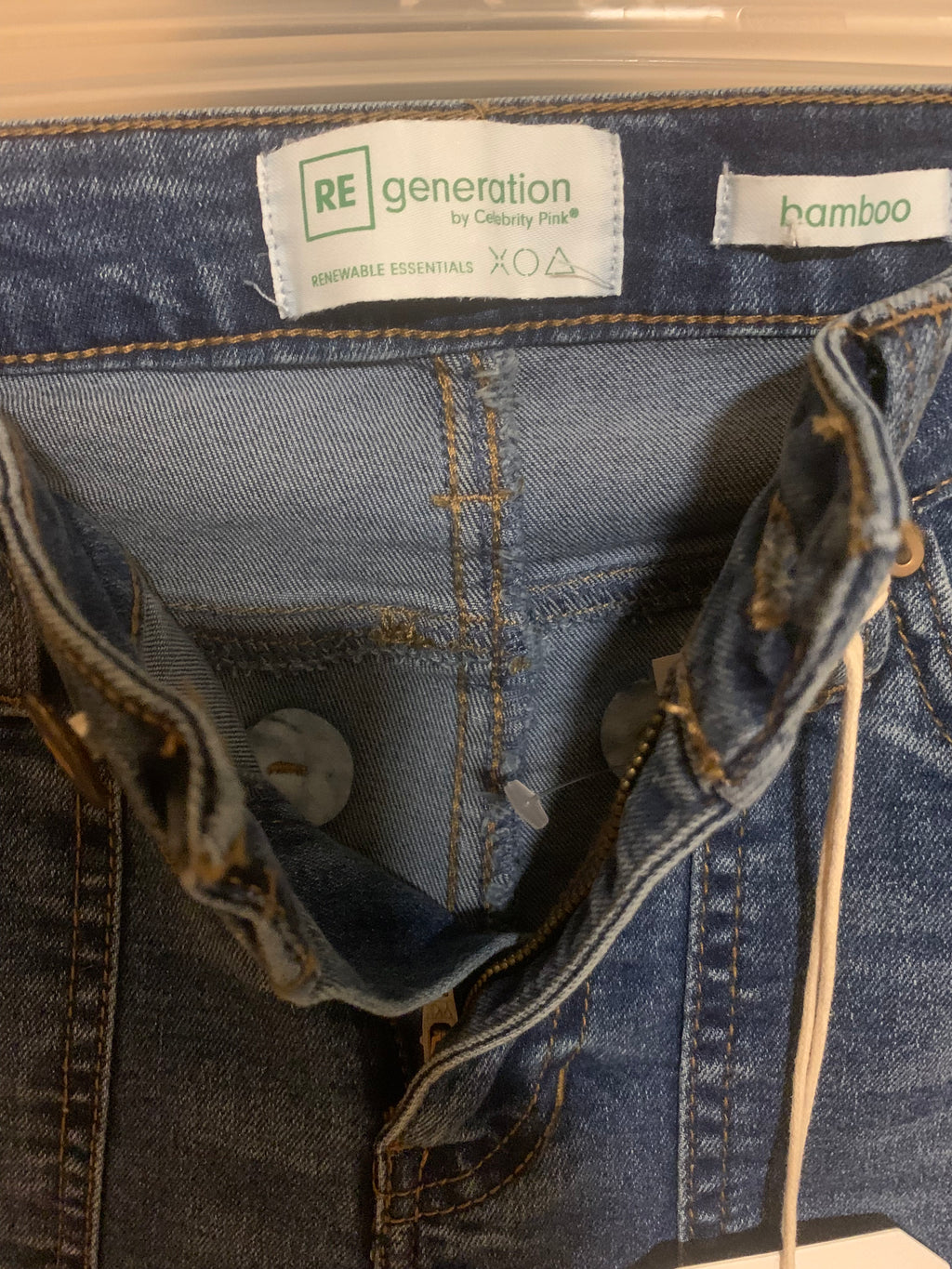 RE GENERATION BY CELEBRITY PINK BAMBOO BOOTCUT JEANS - Consigned with VARDO Vintage & Valuables vvvardo.ca
