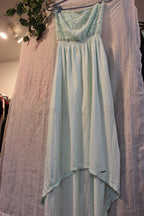 Size M Mint Strapless High-Low Dress by Abercrombie & Fitch 