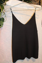 Size S H&M Black Spaghetti Strap V-Neck Camisole Top