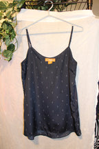 Size S Joe Fresh Navy Blue Spaghetti Strap Camisole With Anchor Print