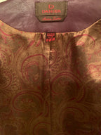 DANIER ITALIAN LEATHER JACKET - Consigned with VARDO Vintage & Valuables vvvardo.ca