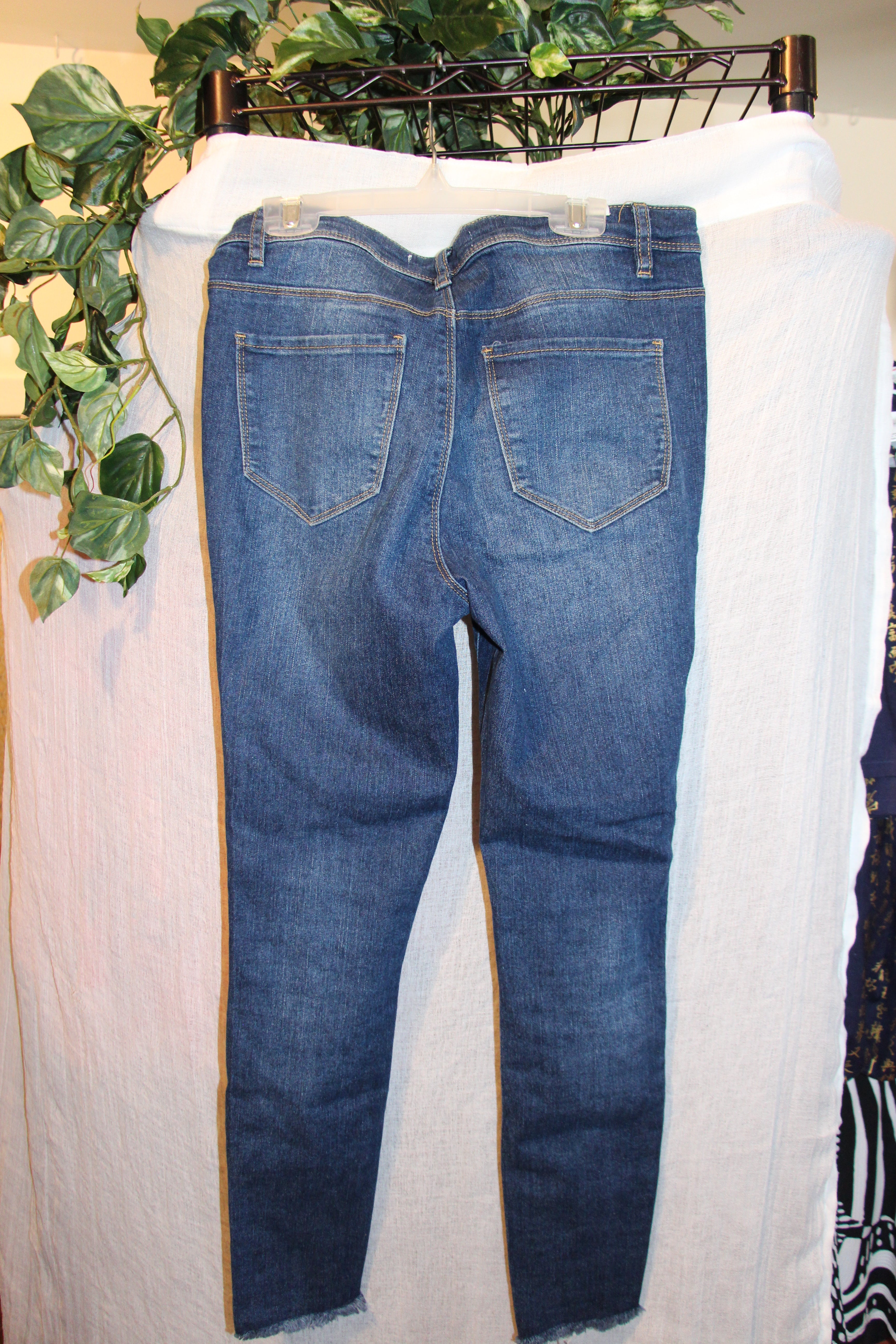 Size 5 Almost Famous Distressed Skinny Jeans