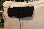 Size S/M Black Stretchy See Through Lingerie Bandeaux
