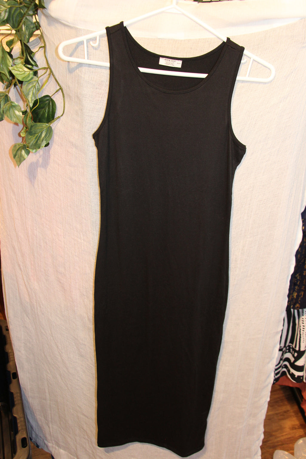 Size XS Ardene Basic Collection Fitted Black Sleeveless Dress Consignment