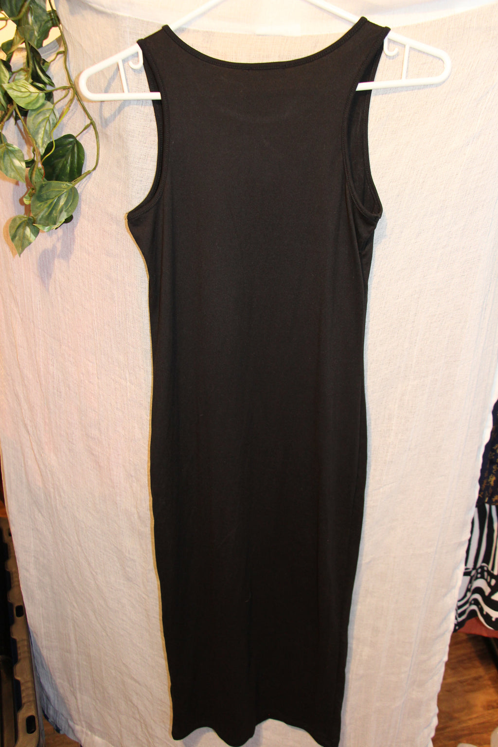 Size XS Ardene Basic Collection Fitted Black Sleeveless Dress