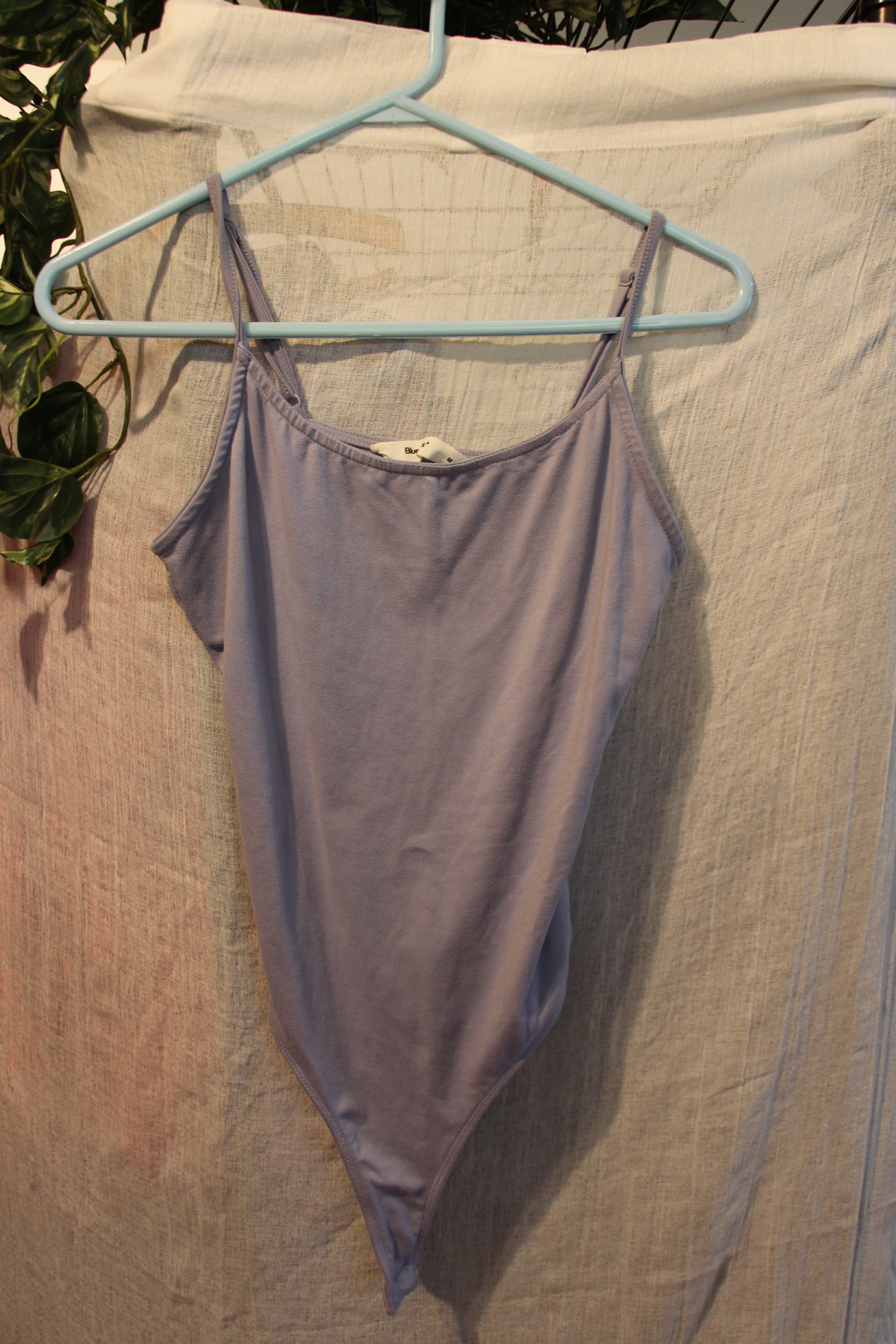Size M Bluenotes Snap Crotch Pink One Piece with Adjustable Spaghetti Strap