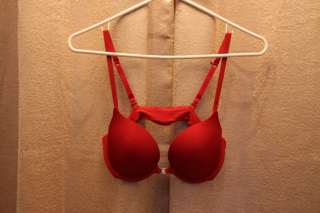 Size 34B La Senza Front Closure Red Bra Consignment