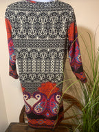 ONYX TUNIC DRESS- Consigned with VARDO Vintage & Valuables vvvardo.ca