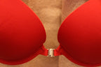 Size 34B La Senza Front Closure Red Bra
