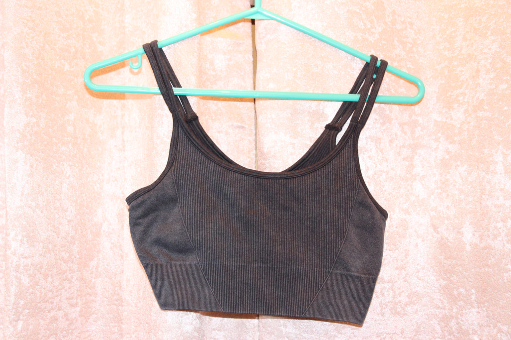 Size S/M Zella Ribbed Sports Bra Consignment