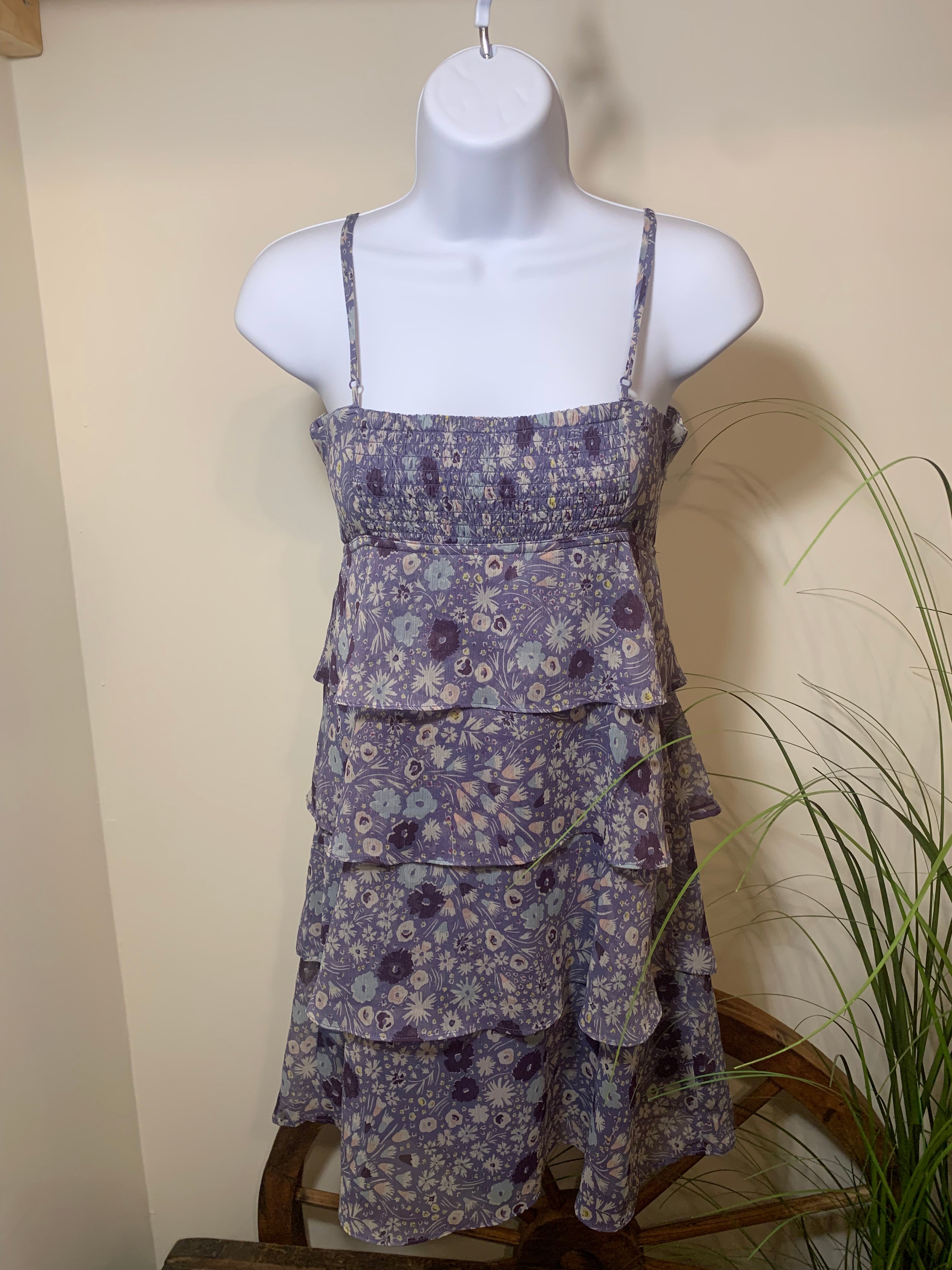 AMERICAN EAGLE OUTFITTERS WATERFALL SPAGHETTI STRAP DRESS - Consigned with VARDO Vintage & Valuables vvvardo.ca