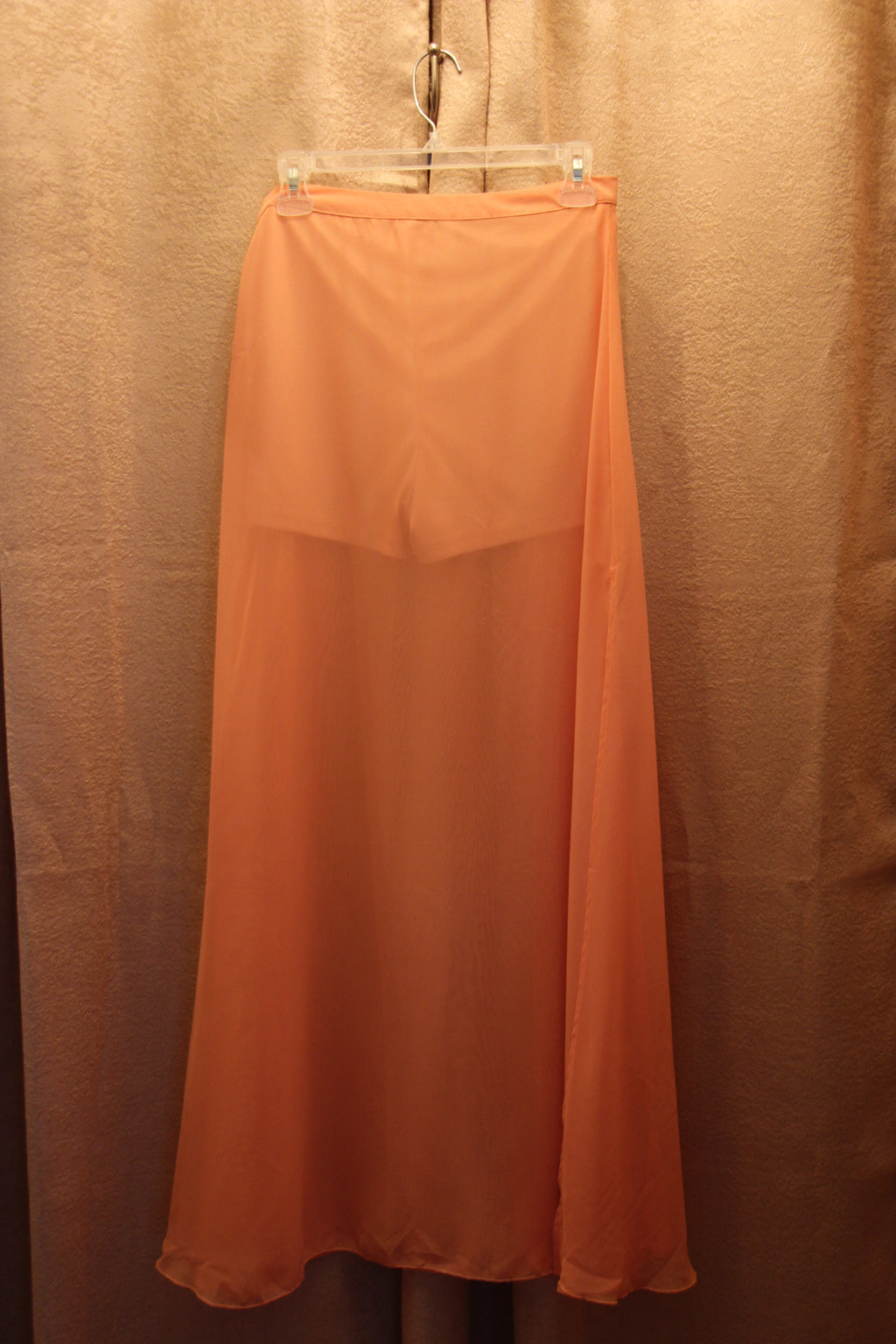 Streetwear Society Essentials M/M Sheer Peach Maxi Skirt consignment
