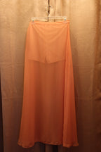 Streetwear Society Essentials M/M Sheer Peach Maxi Skirt consignment