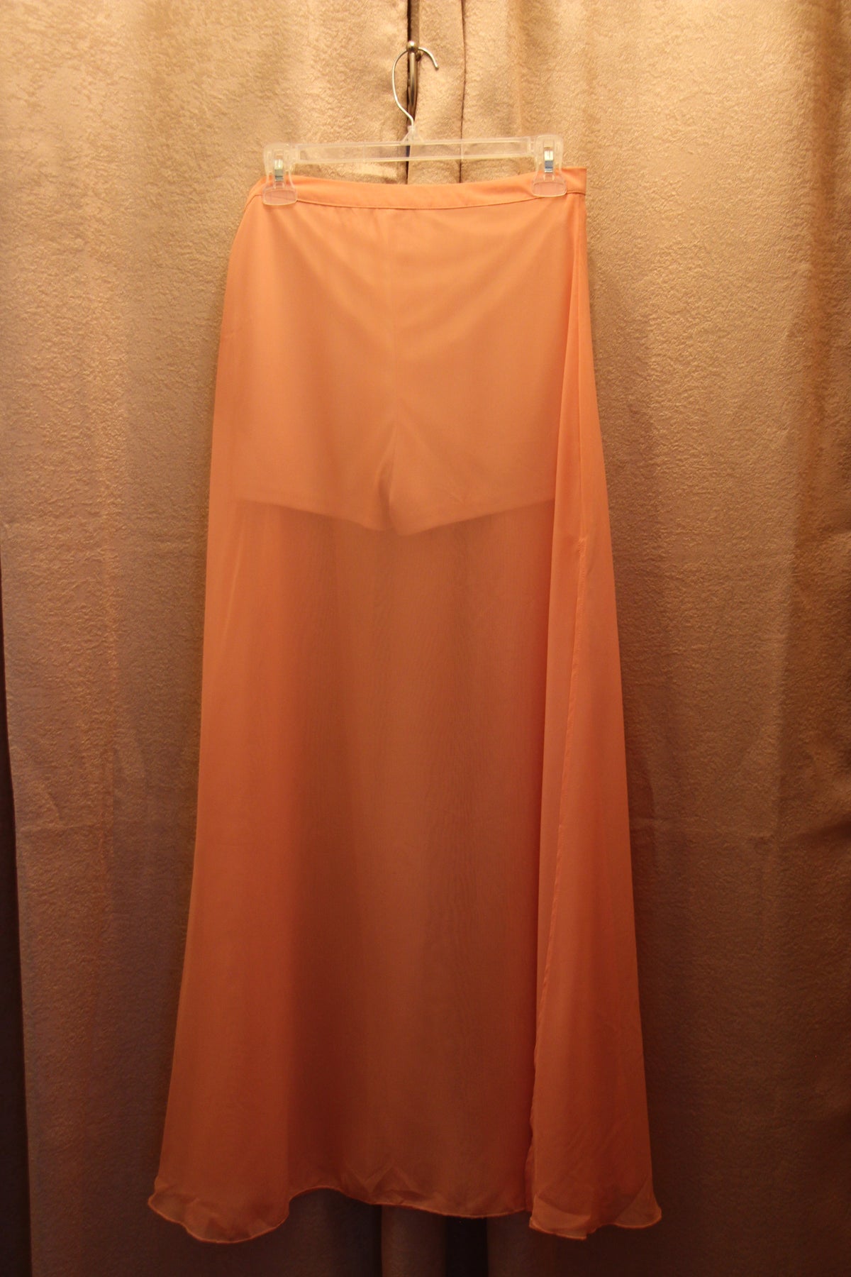 Streetwear Society Essentials M/M Sheer Peach Maxi Skirt consignment