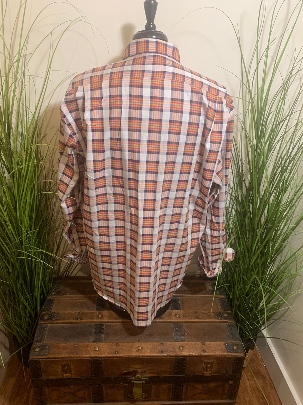 LIPSON SPORT PLAID DRESS SHIRT