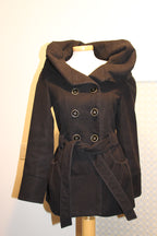 Size M Unique Incomparable RW & Co Black Cowl Neck Jacket on consignment