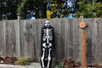 Small Men's Funzie Onezie One Piece Black with Skeleton Bones