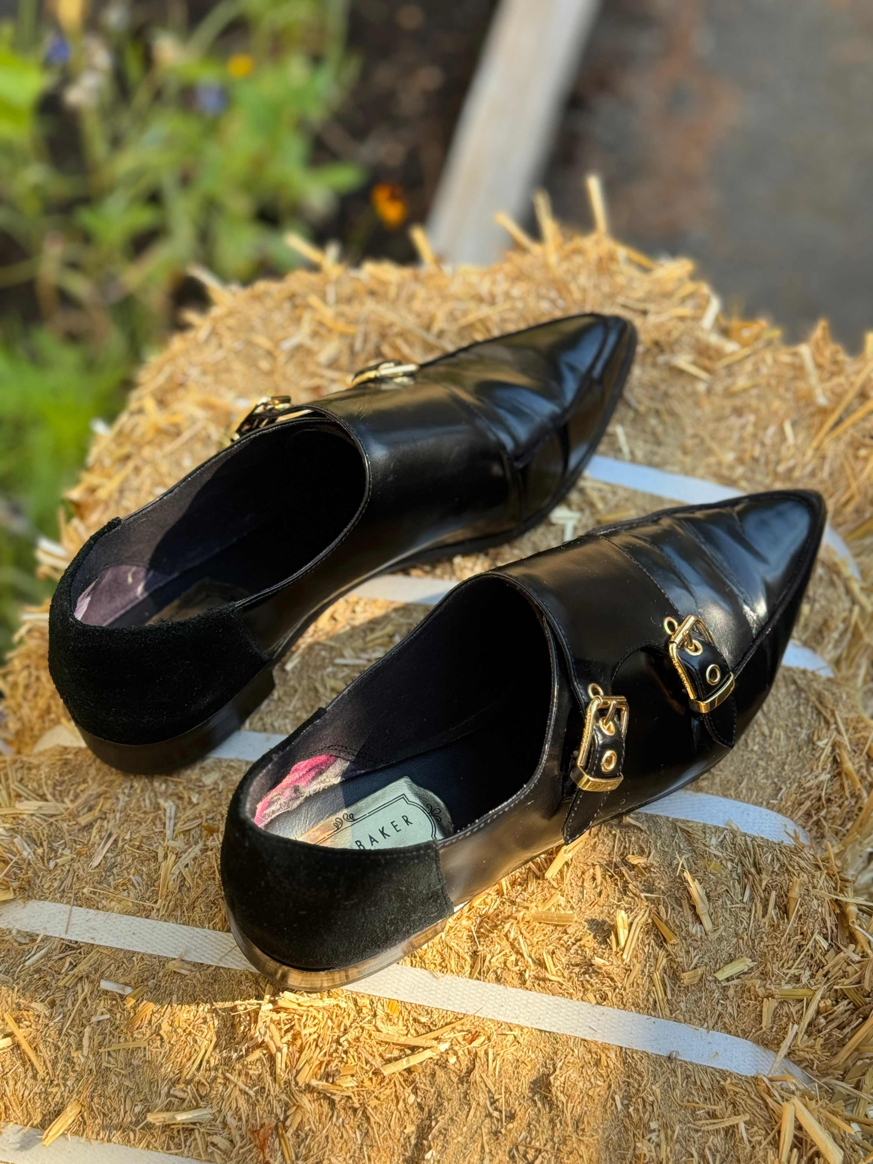 Ted Baker Naoi Double Monk Strap Shoe- Consigned with VARDO Vintage & Valuables vvvardo.ca