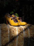 Poetic Licence "Backlash" Leather Heels- Consigned with VARDO Vintage & Valuables vvvardo.ca