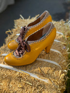 Poetic Licence "Backlash" Leather Heels- Consigned with VARDO Vintage & Valuables vvvardo.ca