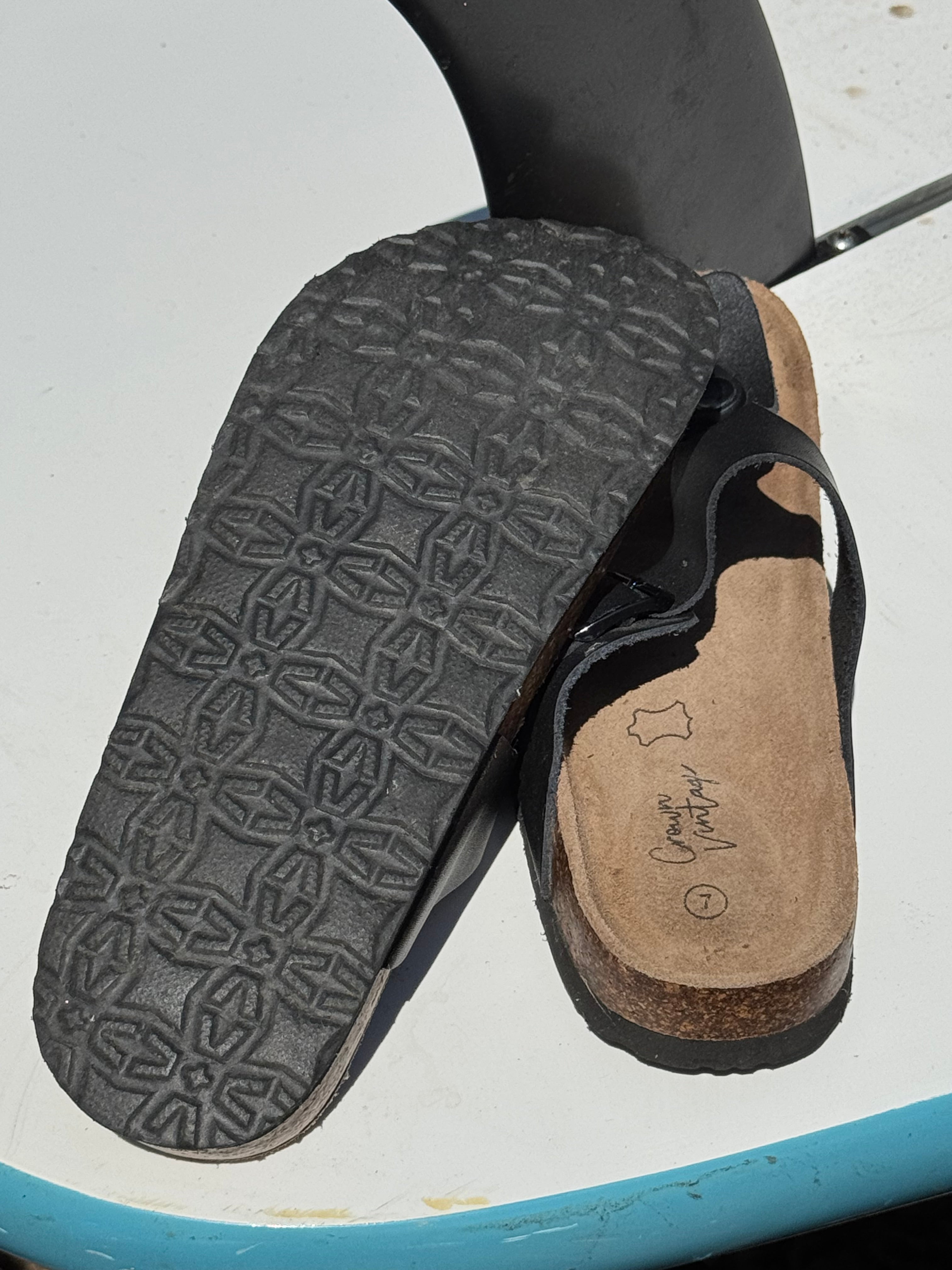 Black Sandals- Consigned with VARDO Vintage & Valuables vvvardo.ca