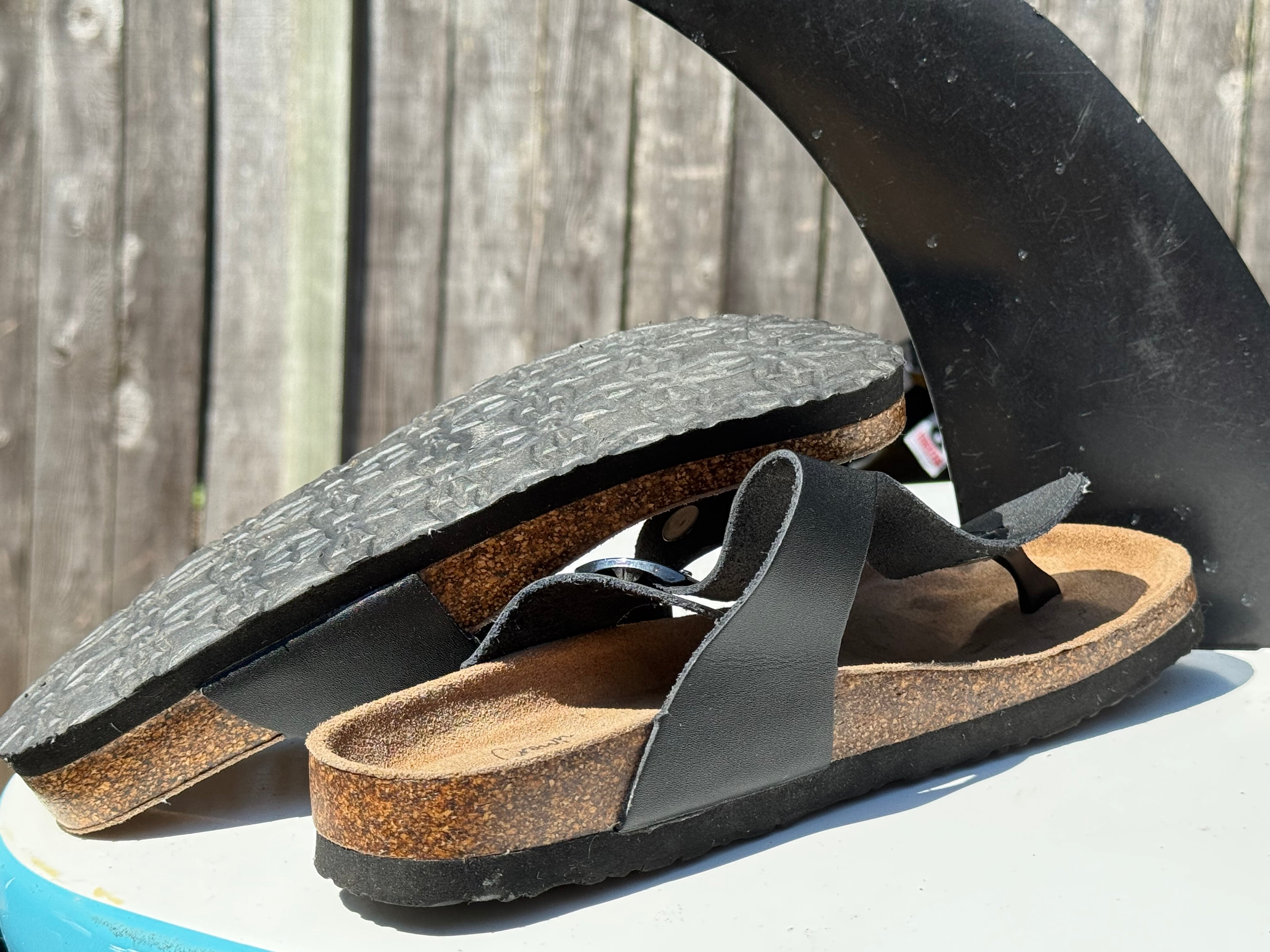 Black Sandals- Consigned with VARDO Vintage & Valuables vvvardo.ca