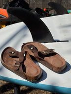 Leather Sandals- Consigned with VARDO Vintage & Valuables vvvardo.ca