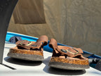 Leather Sandals- Consigned with VARDO Vintage & Valuables vvvardo.ca