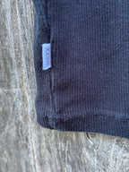 MEXX ribbed black T-Shirt- Consigned with VARDO Vintage & Valuables vvvardo.ca