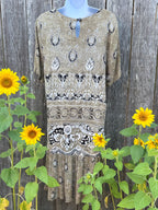 Short Sleeve Dress- Consigned with VARDO Vintage & Valuables vvvardo.ca