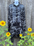 Long Sheer Blouse- Consigned with VARDO Vintage & Valuables vvvardo.ca