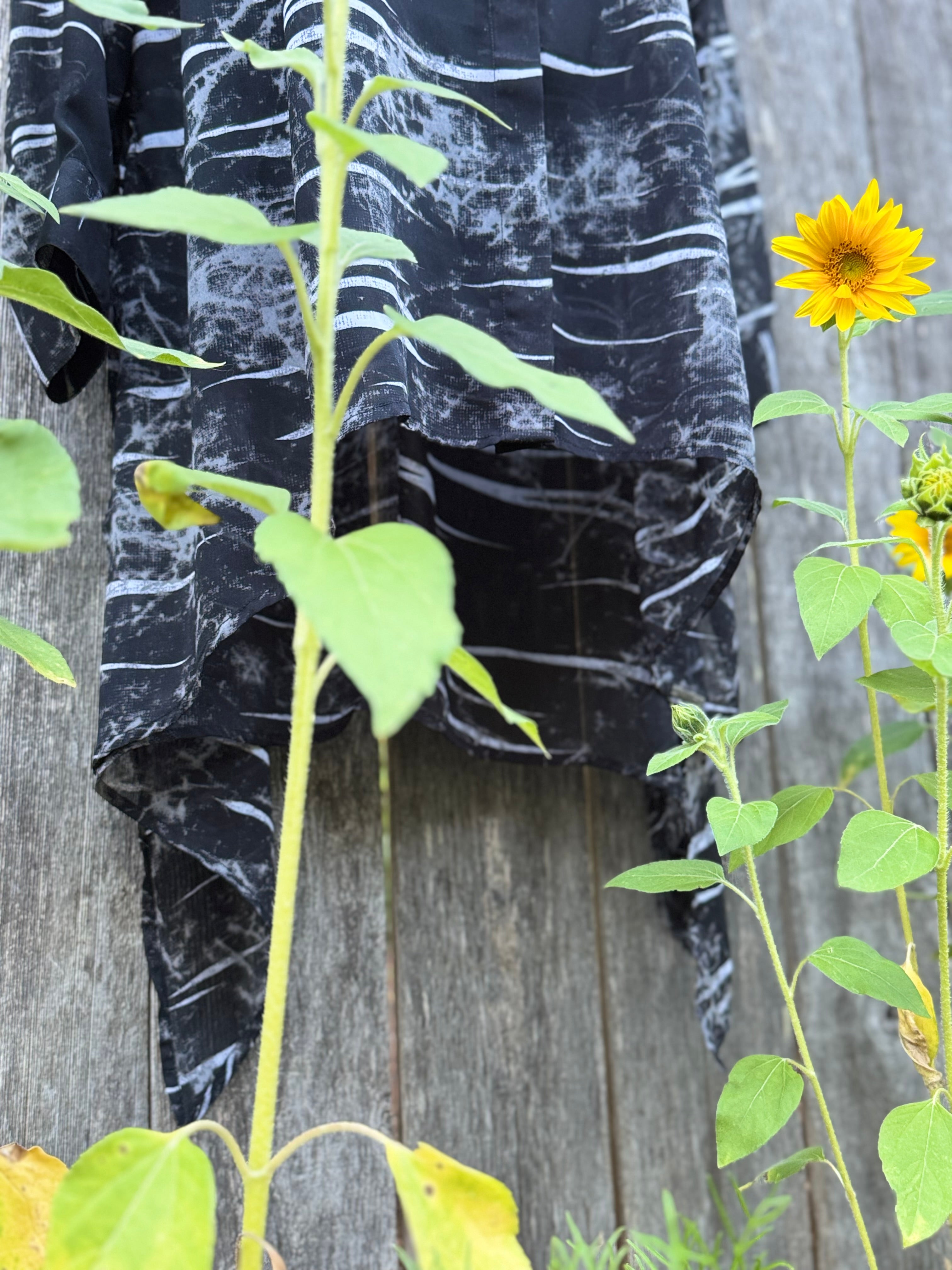 Long Sheer Blouse- Consigned with VARDO Vintage & Valuables vvvardo.ca