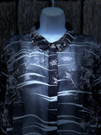 Long Sheer Blouse- Consigned with VARDO Vintage & Valuables vvvardo.ca