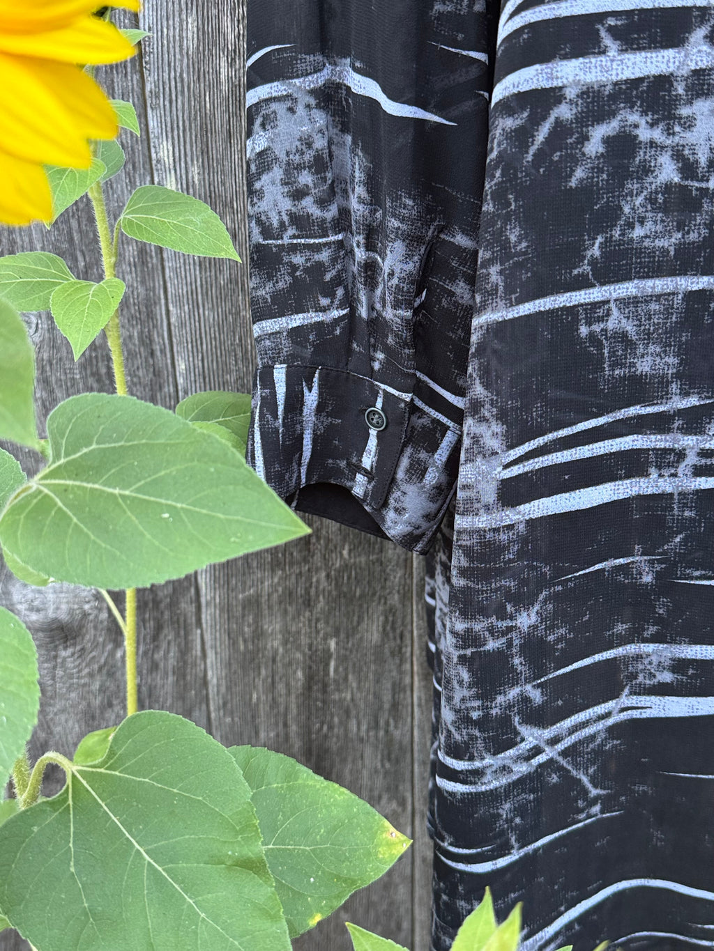 Long Sheer Blouse- Consigned with VARDO Vintage & Valuables vvvardo.ca