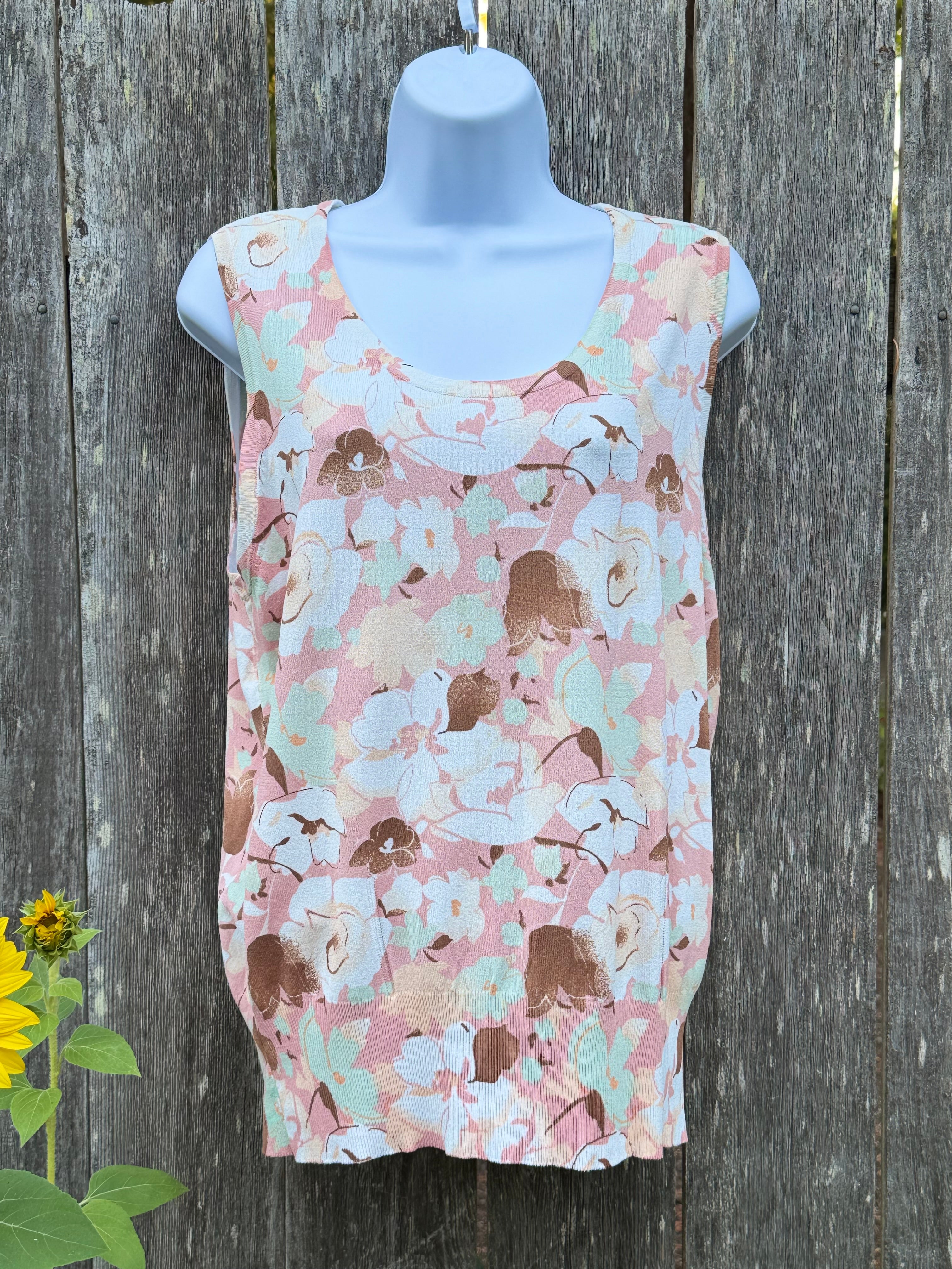 Knit Sleeveless Top- Consigned with VARDO Vintage & Valuables vvvardo.ca