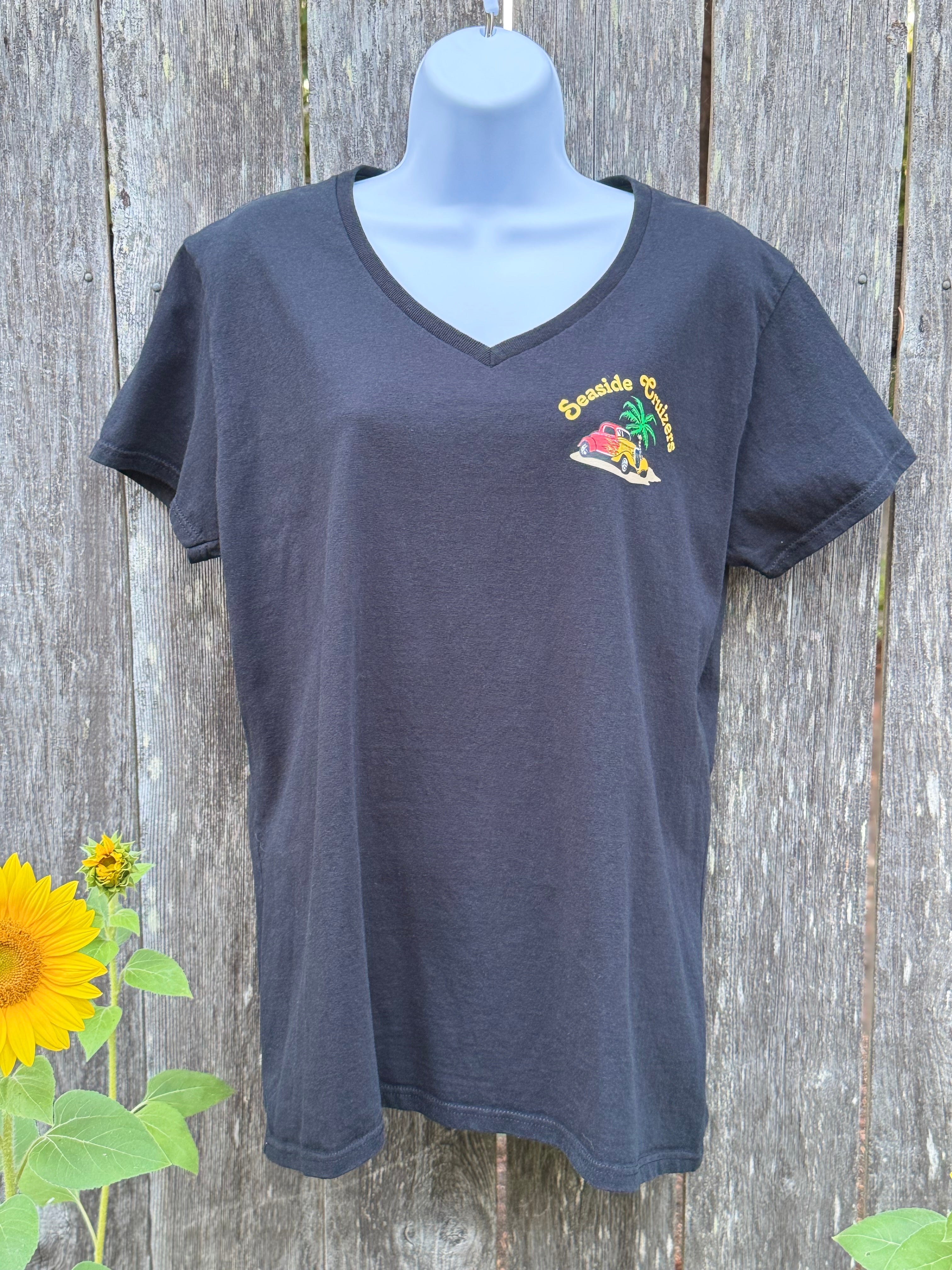 V-neck Hot Rod T-Shirt- Consigned with VARDO Vintage & Valuables vvvardo.ca
