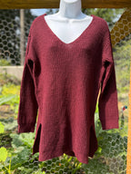 Strappy V-cutout low back sweater- Consigned with VARDO Vintage & Valuables vvvardo.ca