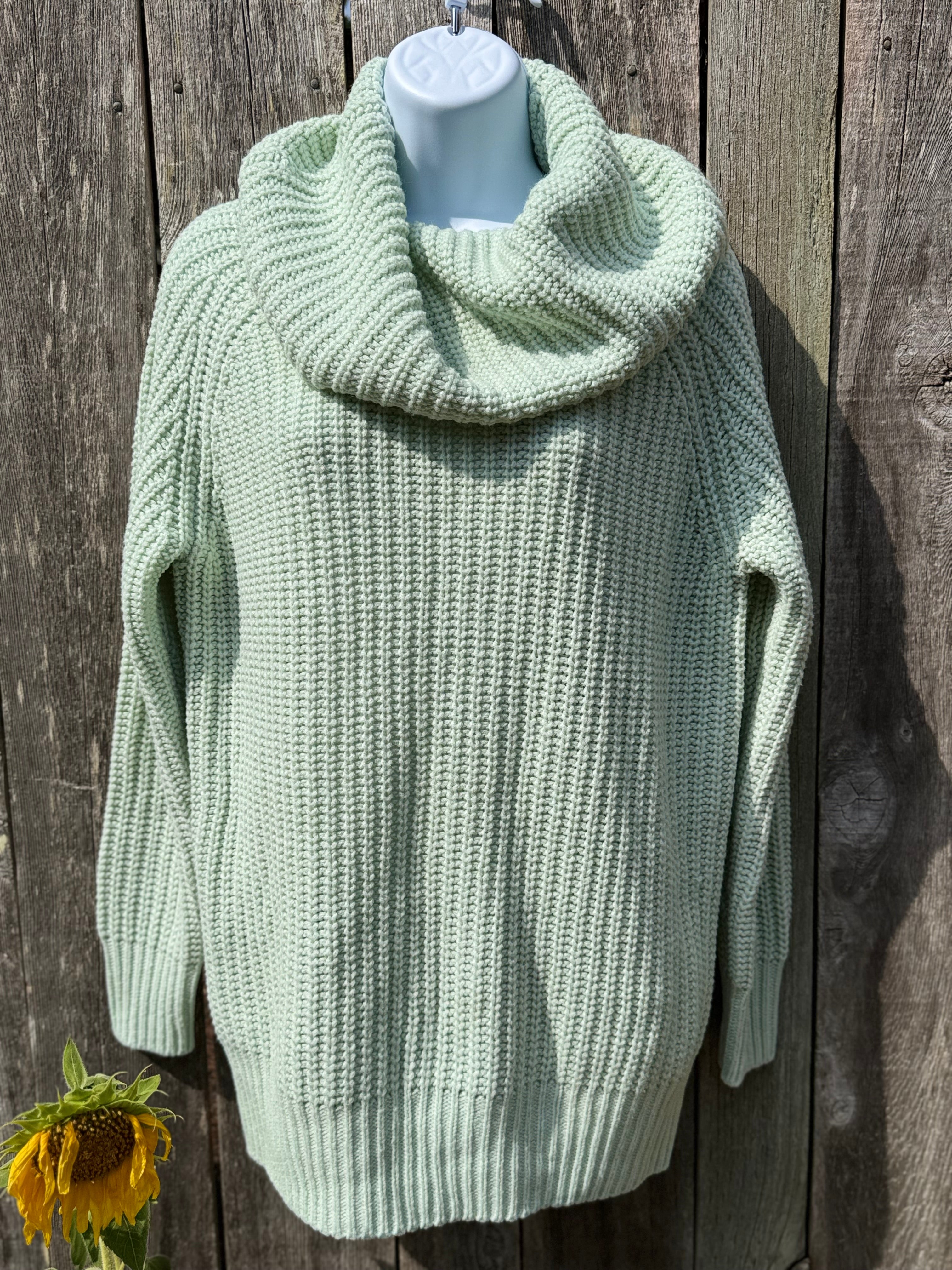 CLEO cowl Neck Sweater- Consigned with VARDO Vintage & Valuables vvvardo.ca