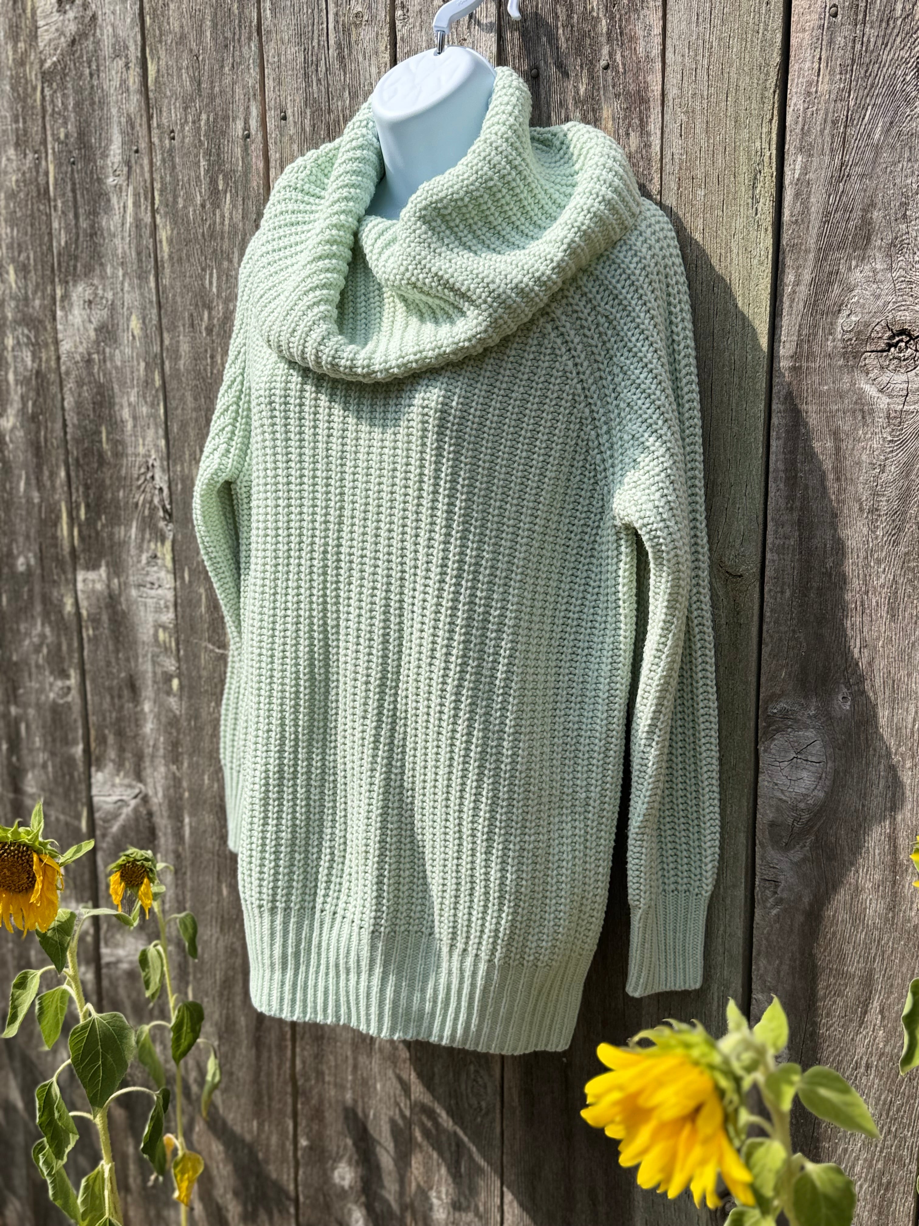 CLEO cowl Neck Sweater- Consigned with VARDO Vintage & Valuables vvvardo.ca