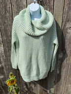 CLEO cowl Neck Sweater- Consigned with VARDO Vintage & Valuables vvvardo.ca