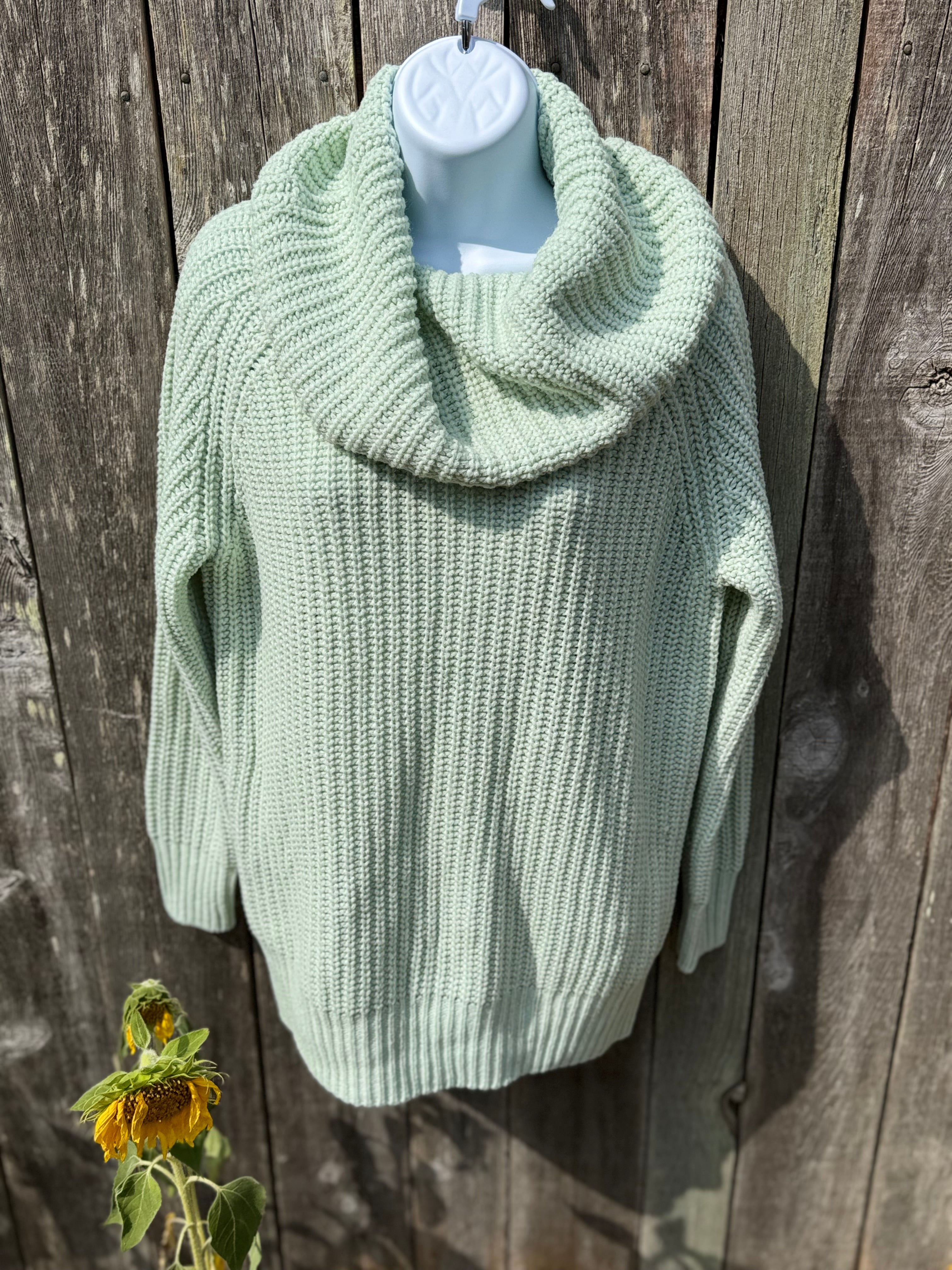 CLEO cowl Neck Sweater- Consigned with VARDO Vintage & Valuables vvvardo.ca