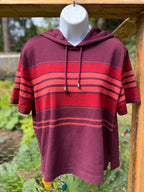 EAST WEST FASHIONS hooded T-shirt- Consigned with VARDO Vintage & Valuables vvvardo.ca